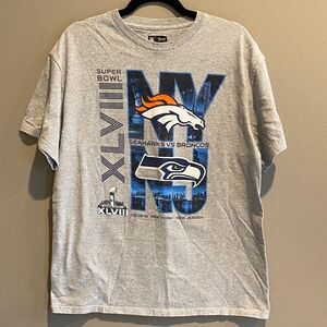 NFL Gray Super Bowl XLVIII Tee